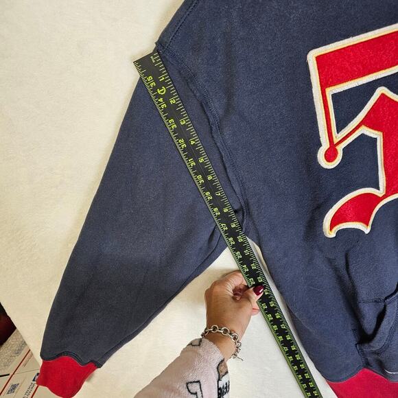 Vintage Disney 55 Sm Mickey Mouse Fully embroidered Full Zip Sweatshirt Hoodie - Picture 14 of 16